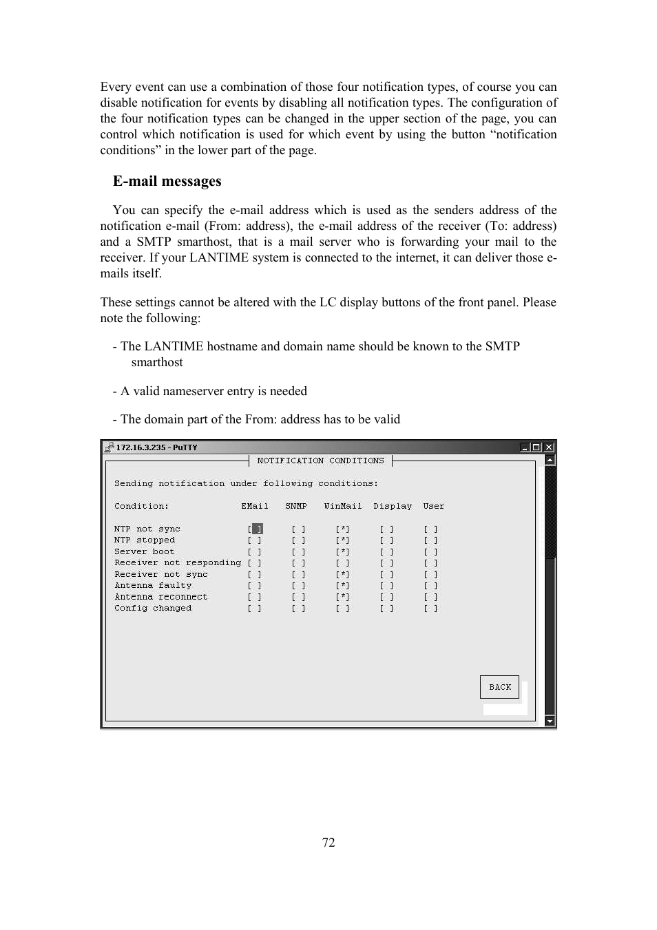 Meinberg TCR LANTIME User Manual | Page 72 / 132