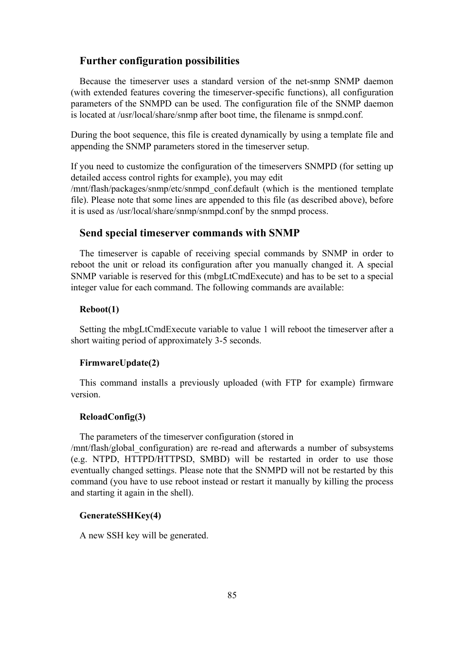 Meinberg TCR LANTIME User Manual | Page 85 / 132