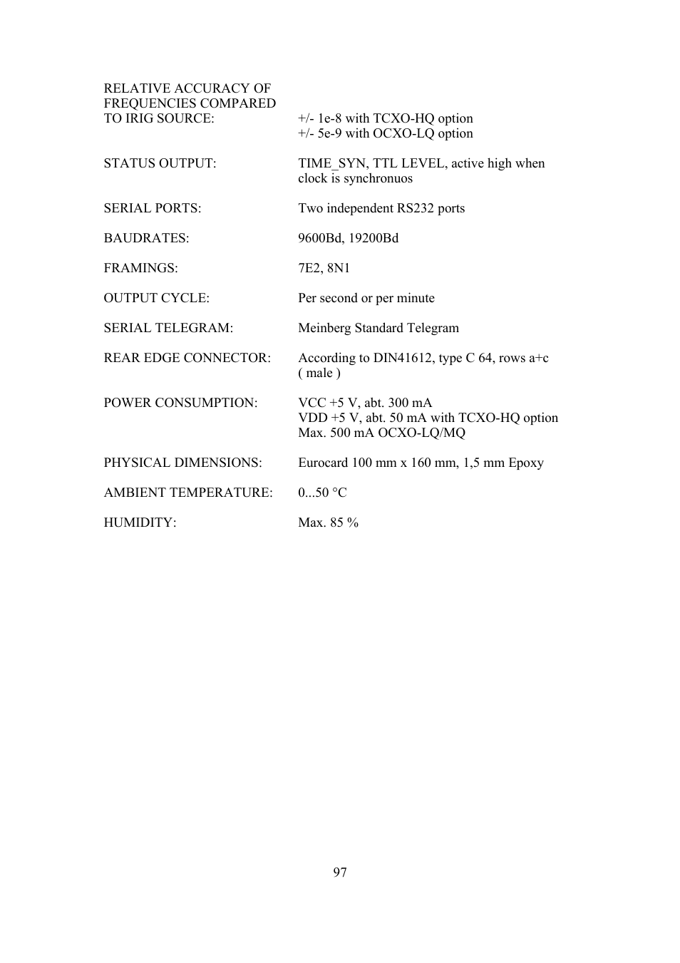 Meinberg TCR LANTIME User Manual | Page 97 / 132