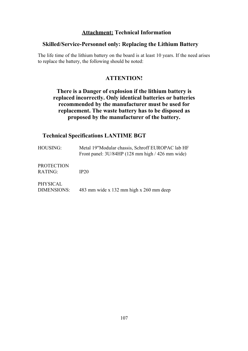 Meinberg SHSPZF LANTIME User Manual | Page 107 / 153