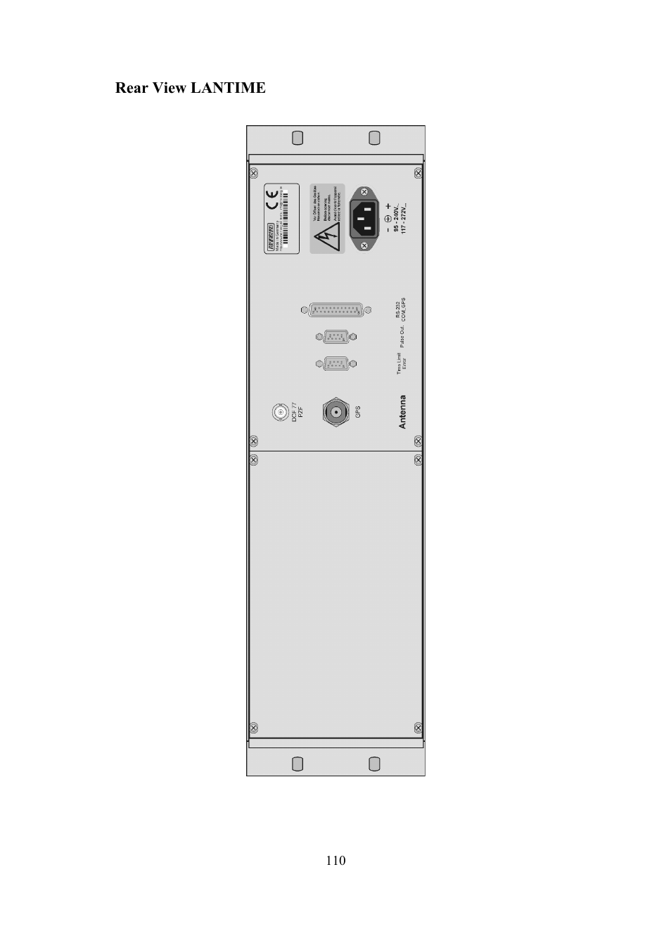 Meinberg SHSPZF LANTIME User Manual | Page 110 / 153