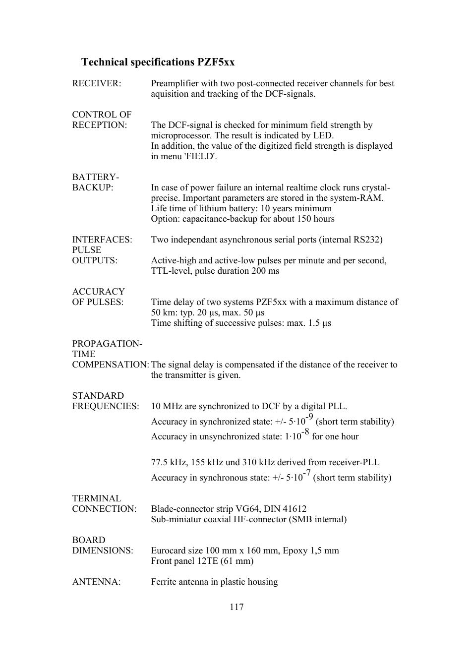 Meinberg SHSPZF LANTIME User Manual | Page 117 / 153