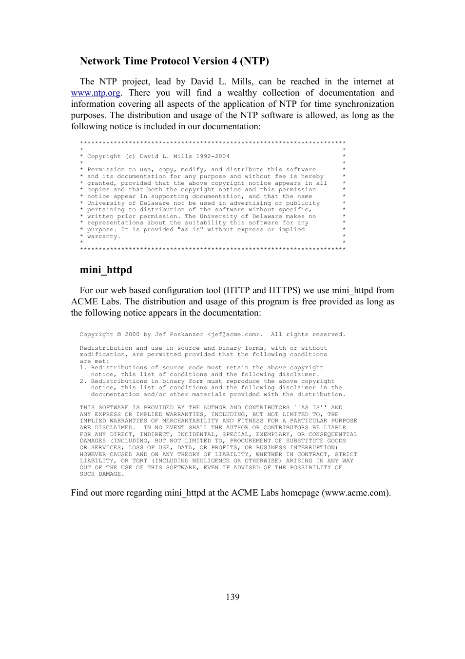Network time protocol version 4 (ntp) | Meinberg SHSPZF LANTIME User Manual | Page 139 / 153