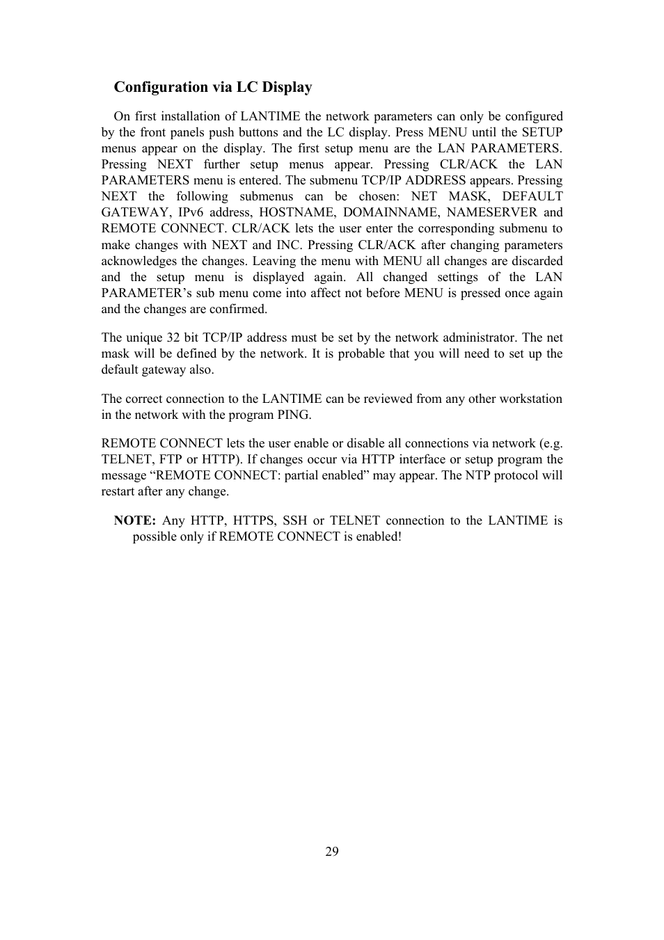 Meinberg SHSPZF LANTIME User Manual | Page 29 / 153