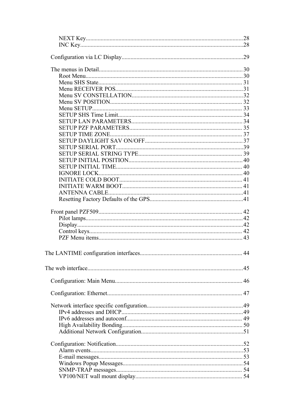 Meinberg SHSPZF LANTIME User Manual | Page 4 / 153