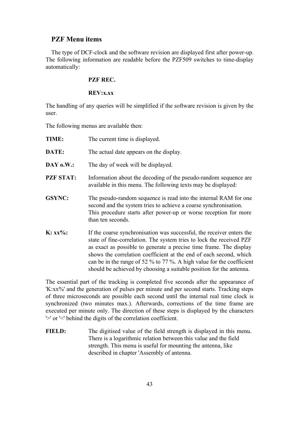 Meinberg SHSPZF LANTIME User Manual | Page 43 / 153