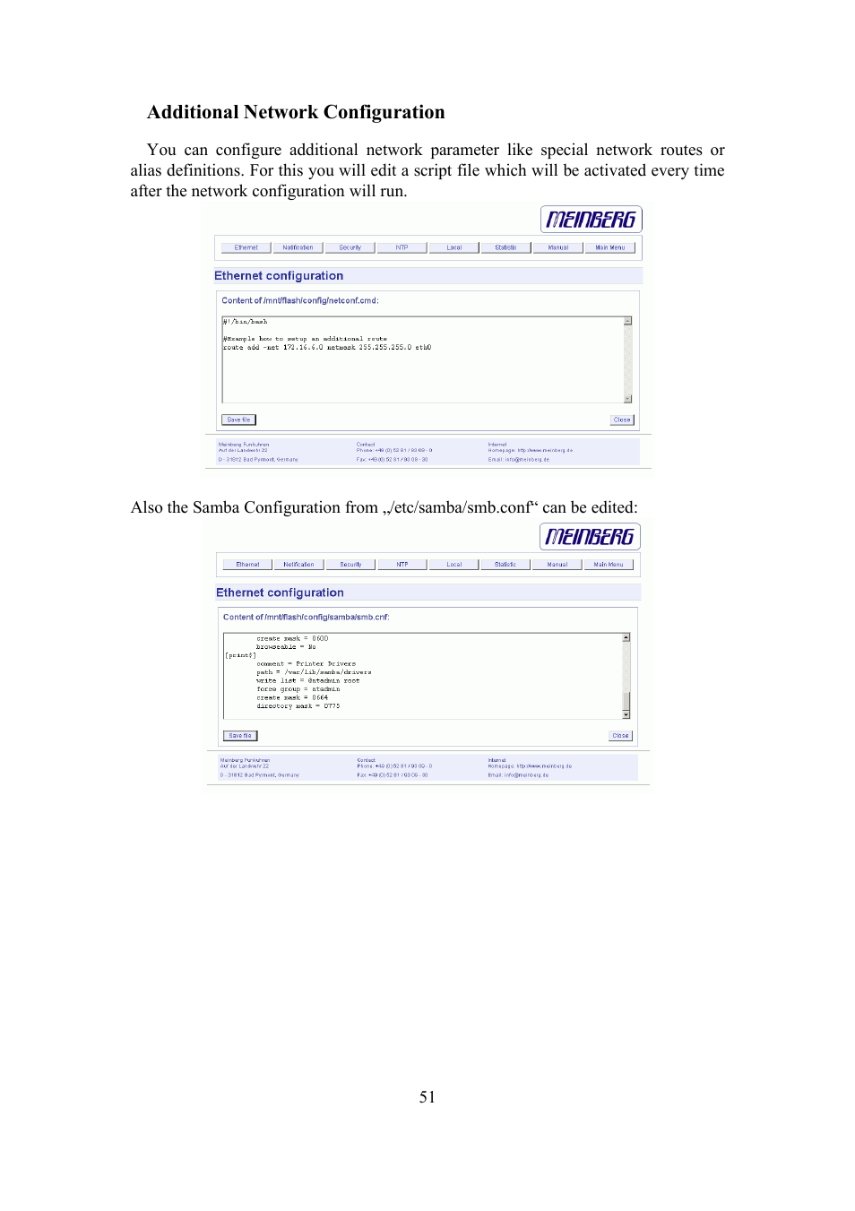 Meinberg SHSPZF LANTIME User Manual | Page 51 / 153
