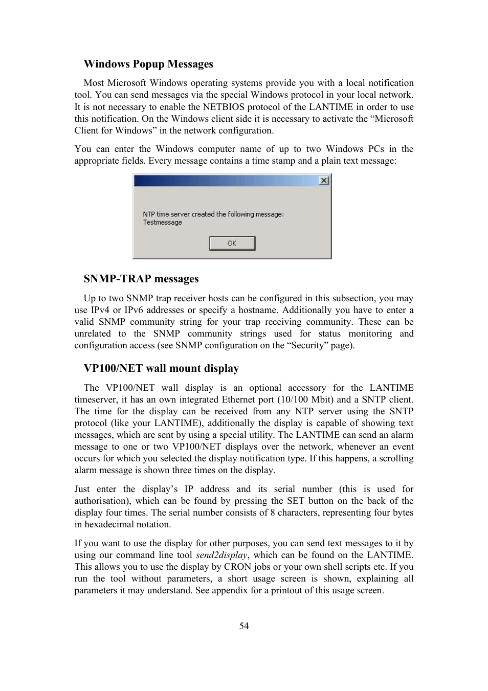 Meinberg SHSPZF LANTIME User Manual | Page 54 / 153