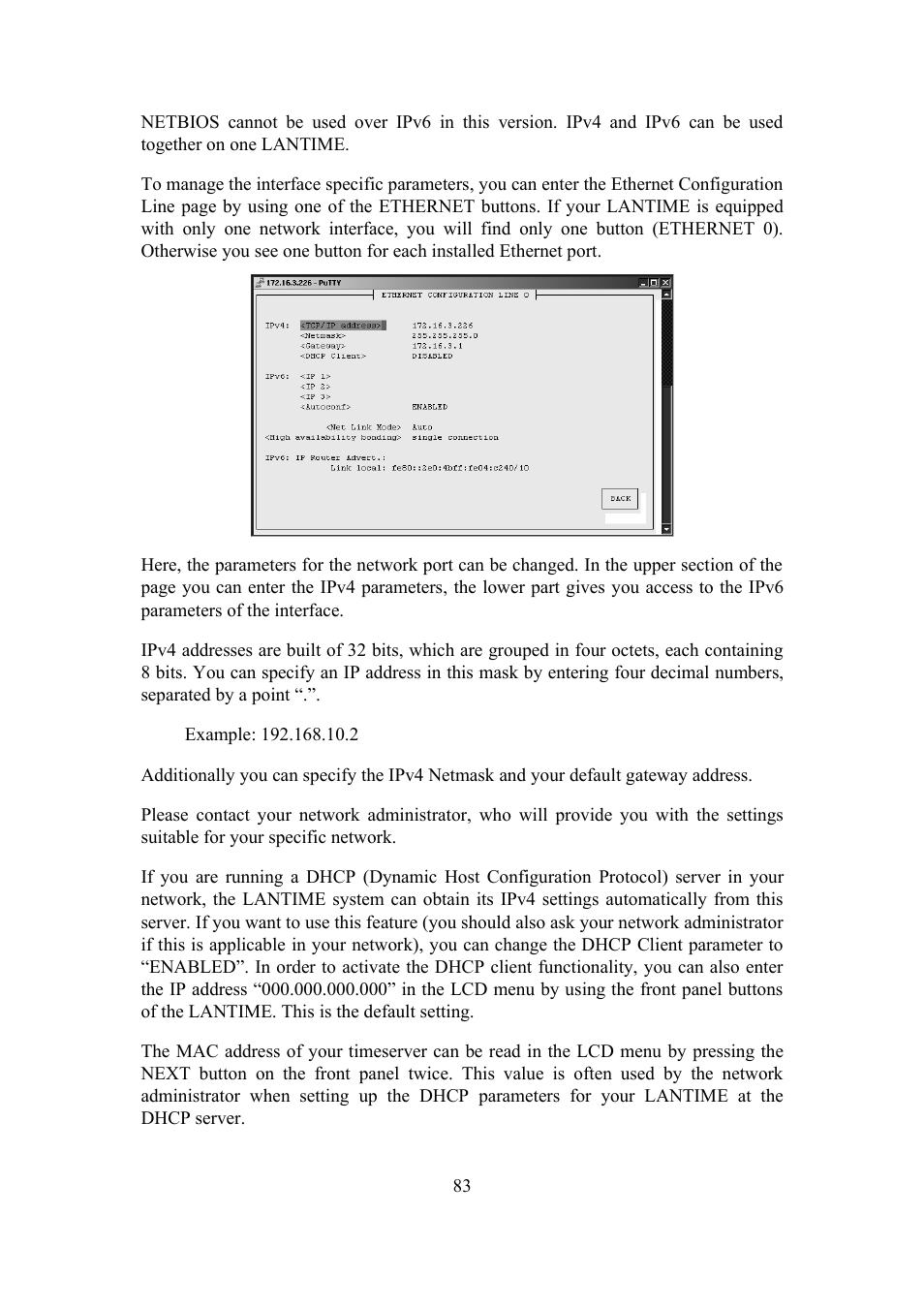 Meinberg SHSPZF LANTIME User Manual | Page 83 / 153