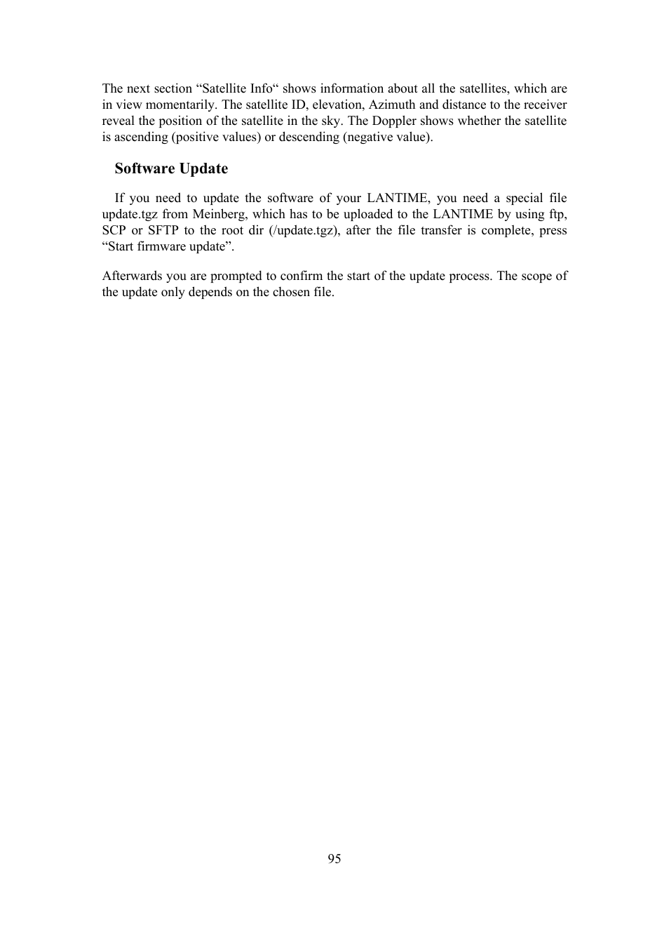 Meinberg SHSPZF LANTIME User Manual | Page 95 / 153
