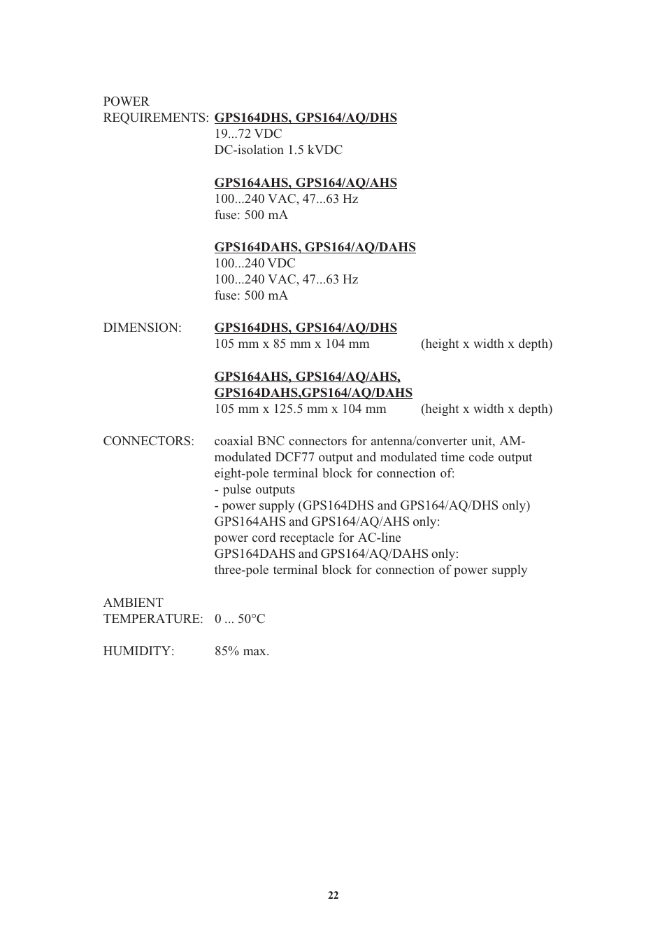 Meinberg GPS164xHS User Manual | Page 22 / 34