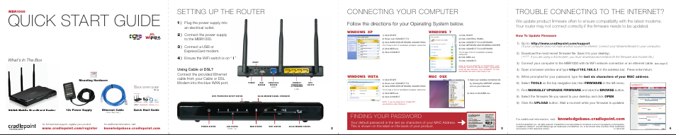 Cradlepoint MBR1000 User Manual | 2 pages