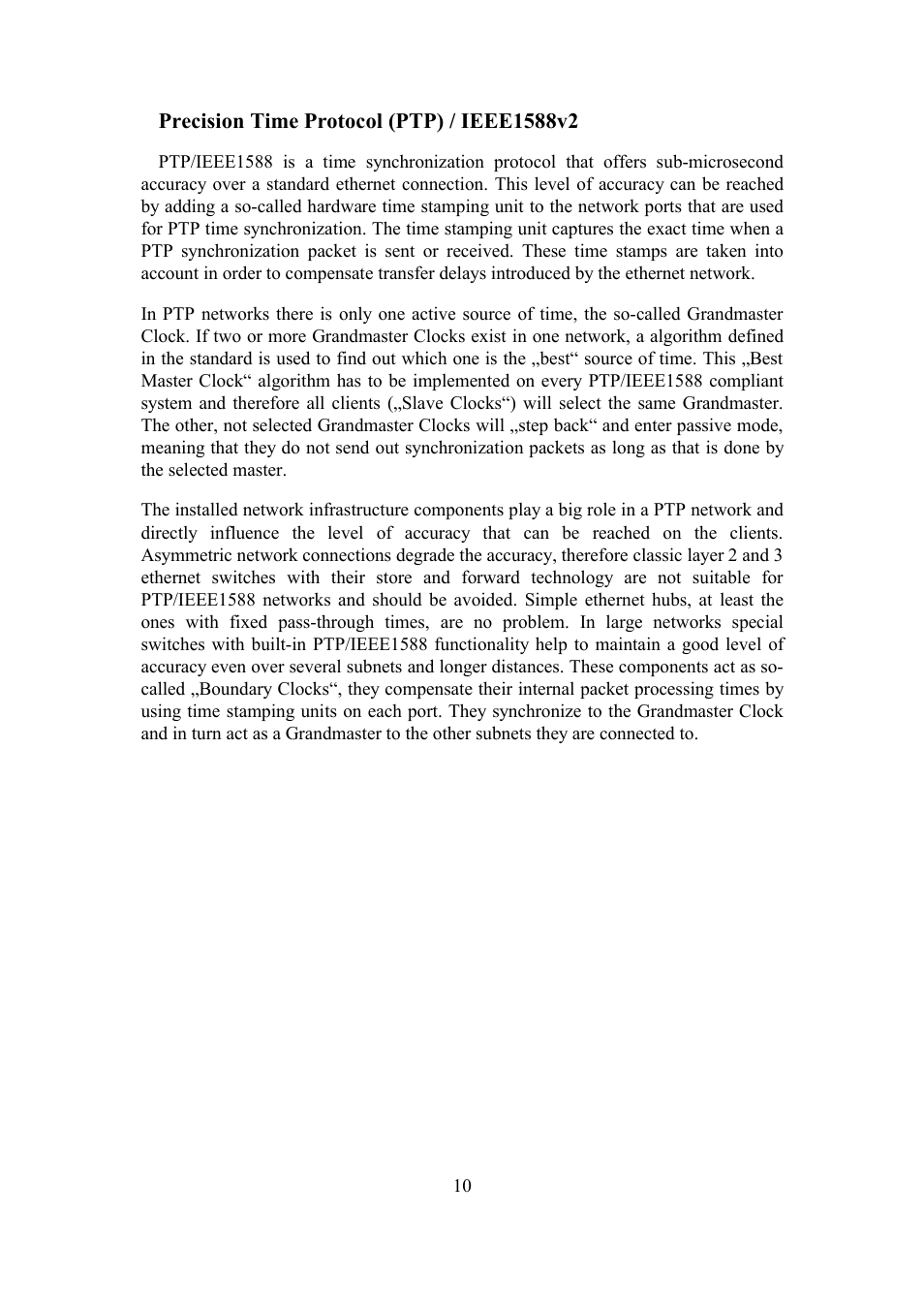 Meinberg SyncBox PTPv2 User Manual | Page 10 / 32