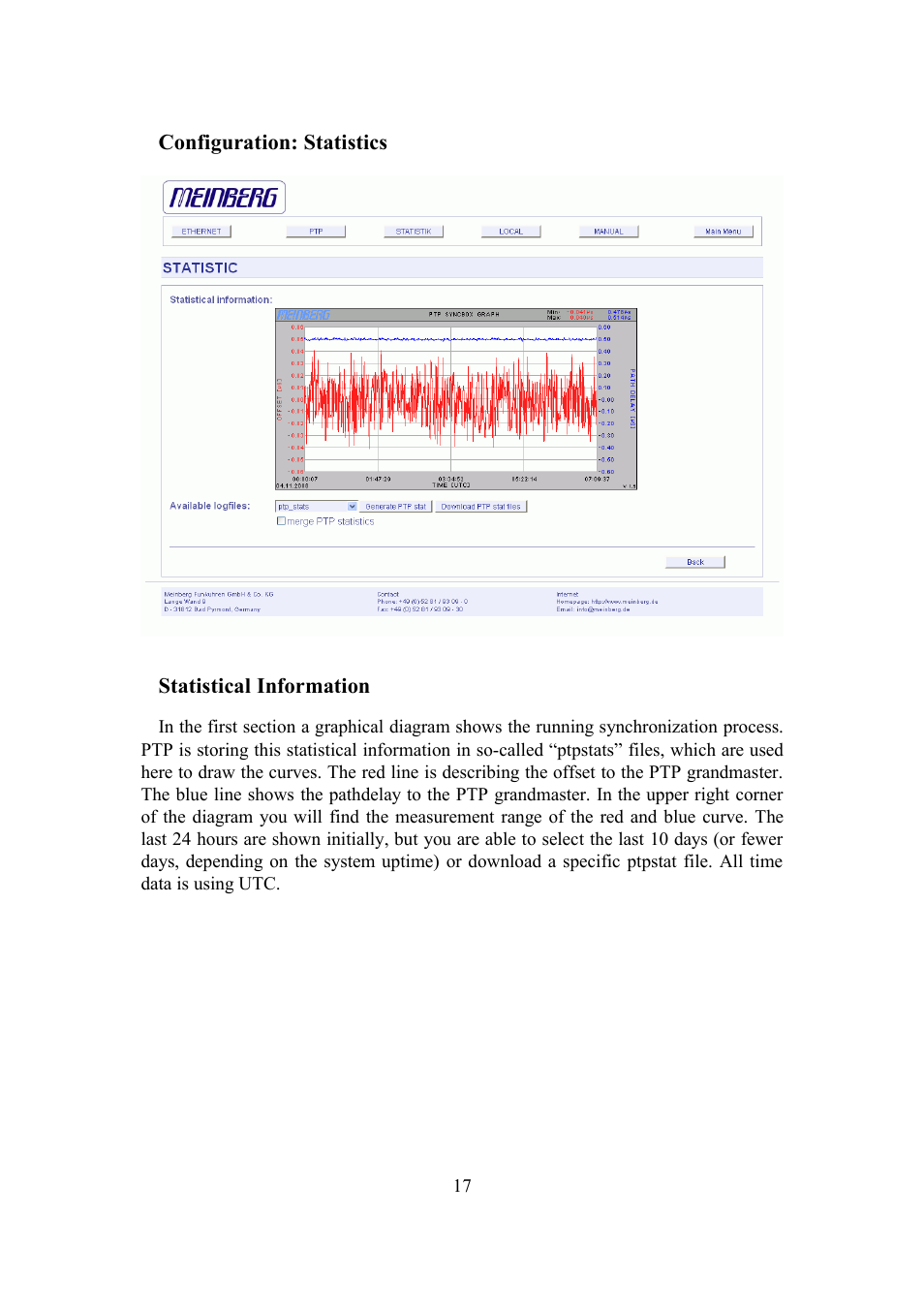 Meinberg SyncBox PTPv2 User Manual | Page 17 / 32