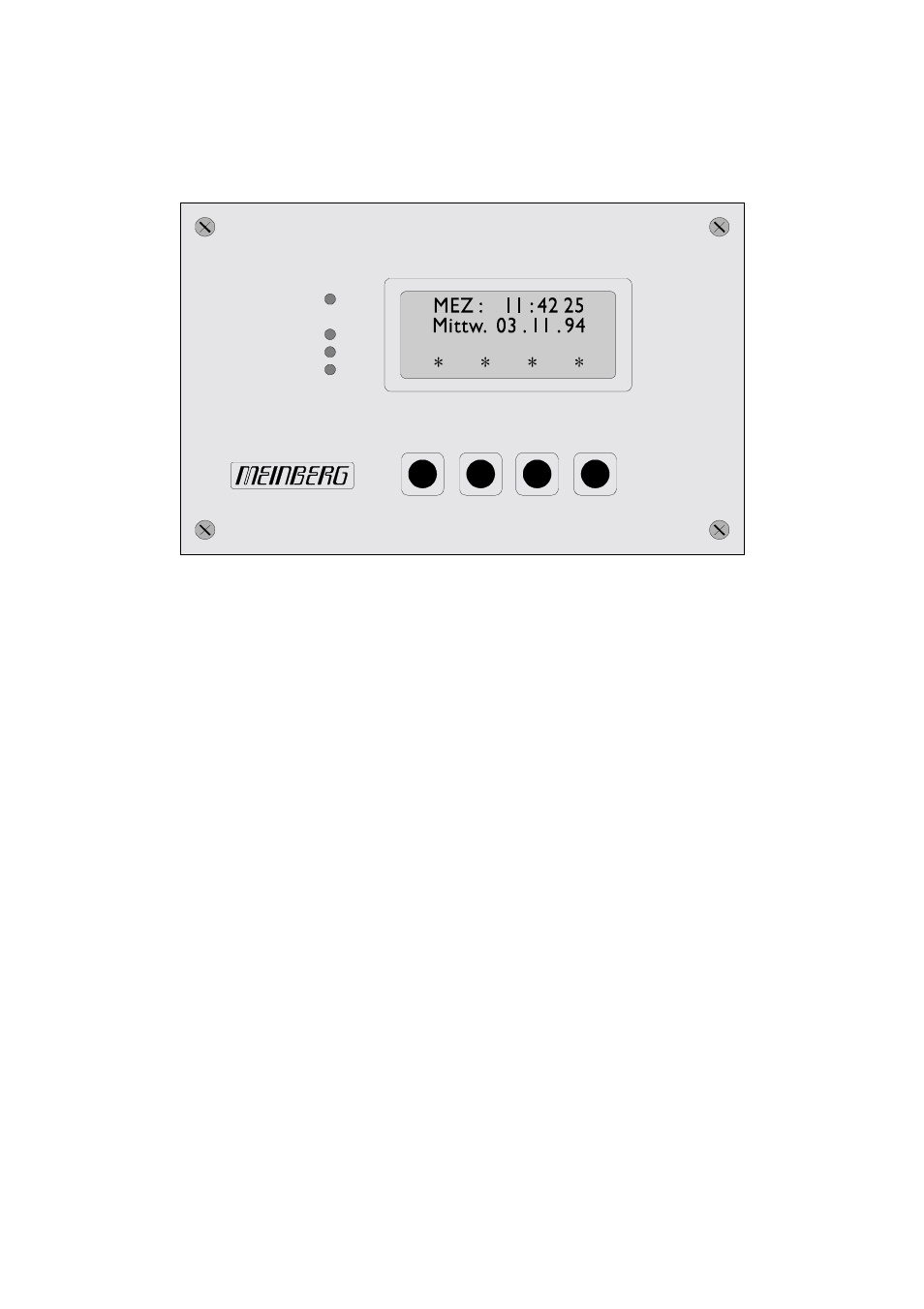 Operation, Menu key, Clr/ack key | Next key, Inc key, Inc key together with clr/ack key, Hsc509 | Meinberg HSC509 User Manual | Page 12 / 36