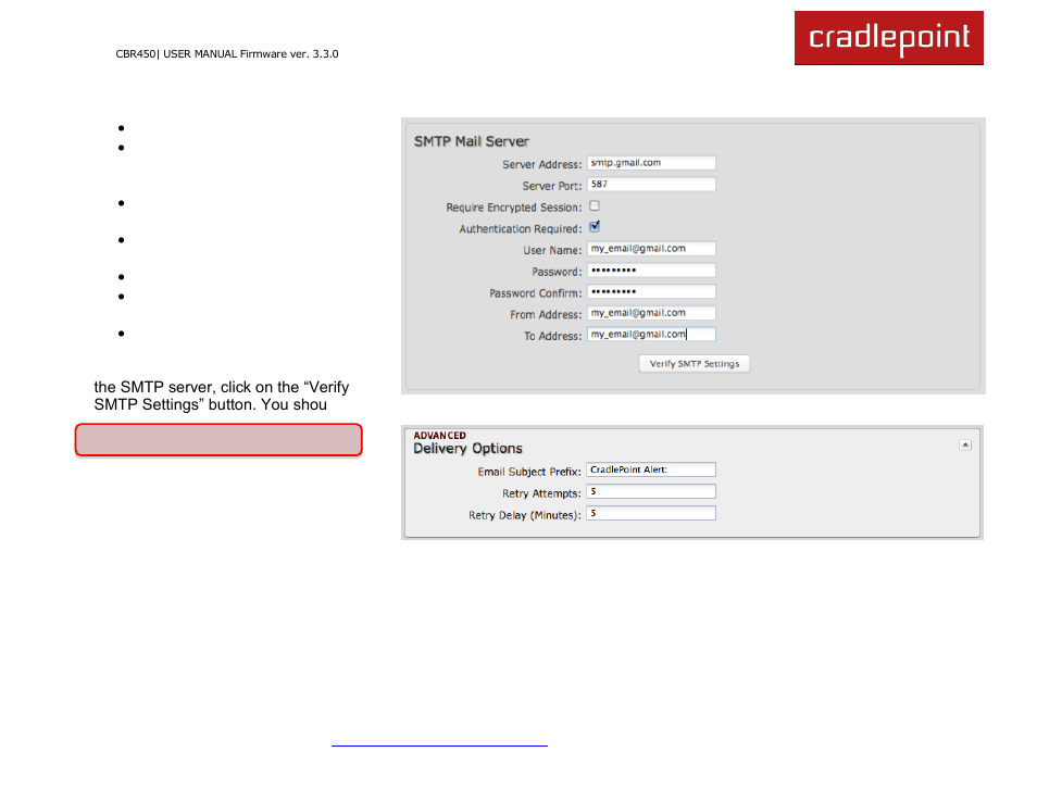 Cradlepoint CBR450 User Manual | Page 110 / 130