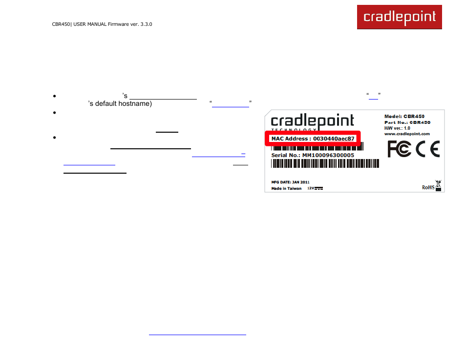 Cradlepoint CBR450 User Manual | Page 14 / 130