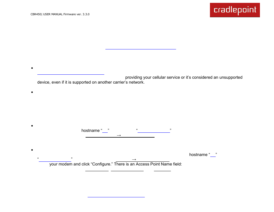 Cradlepoint CBR450 User Manual | Page 15 / 130