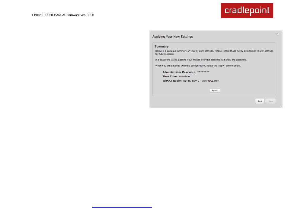 Cradlepoint CBR450 User Manual | Page 22 / 130