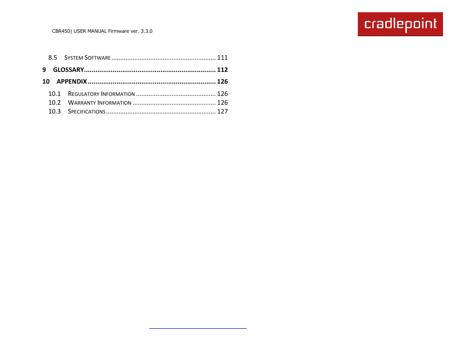 Cradlepoint CBR450 User Manual | Page 4 / 130