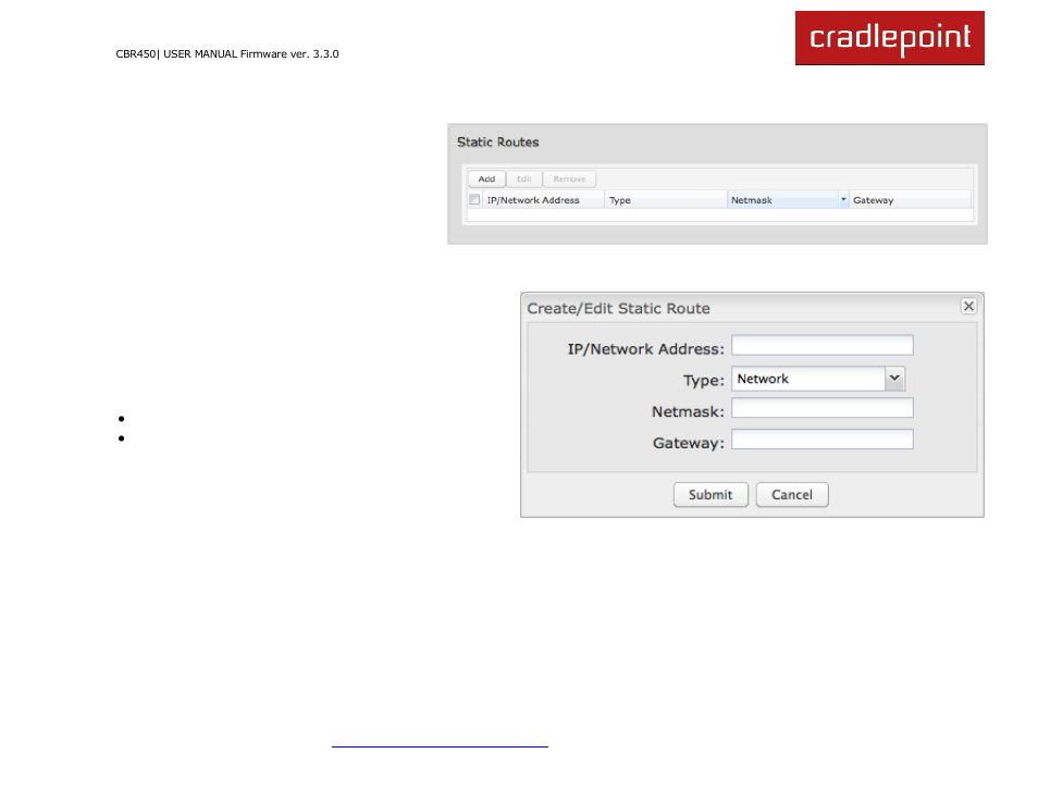 6 routing (advanced mode only) | Cradlepoint CBR450 User Manual | Page 66 / 130