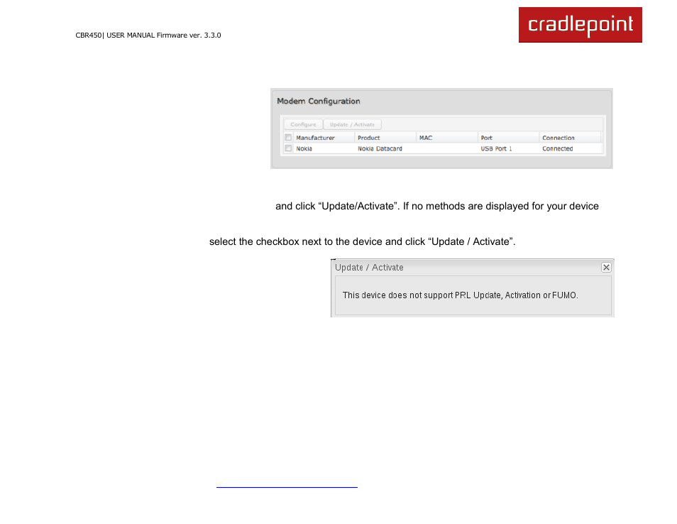 5 modem settings | Cradlepoint CBR450 User Manual | Page 84 / 130