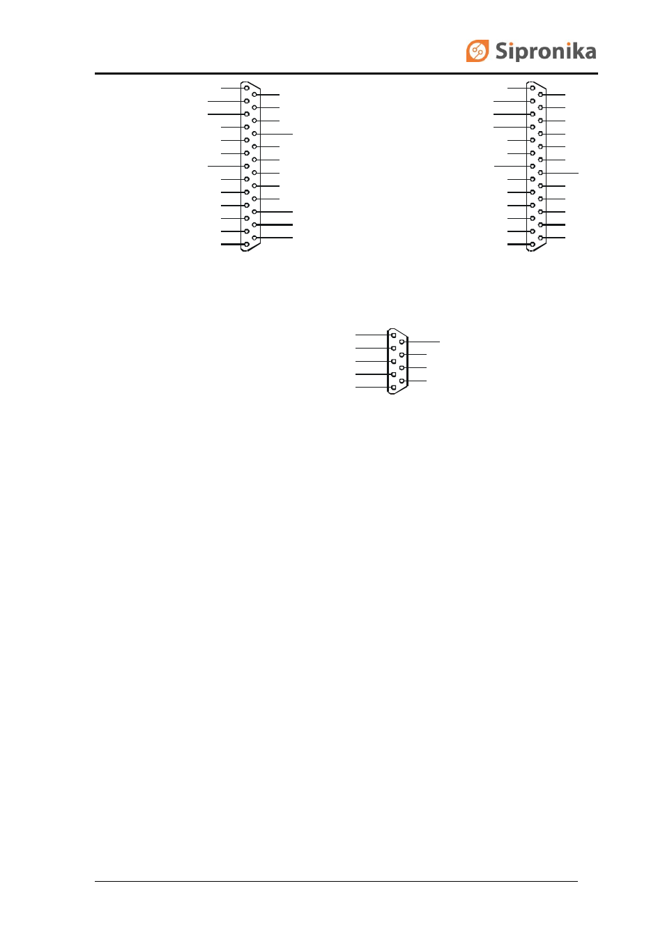 Fig. 8, The pins on the display's connectors | Meinberg VP100 20NET User Manual | Page 23 / 25