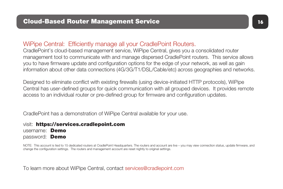 Cradlepoint MBR1400 User Manual | Page 18 / 20