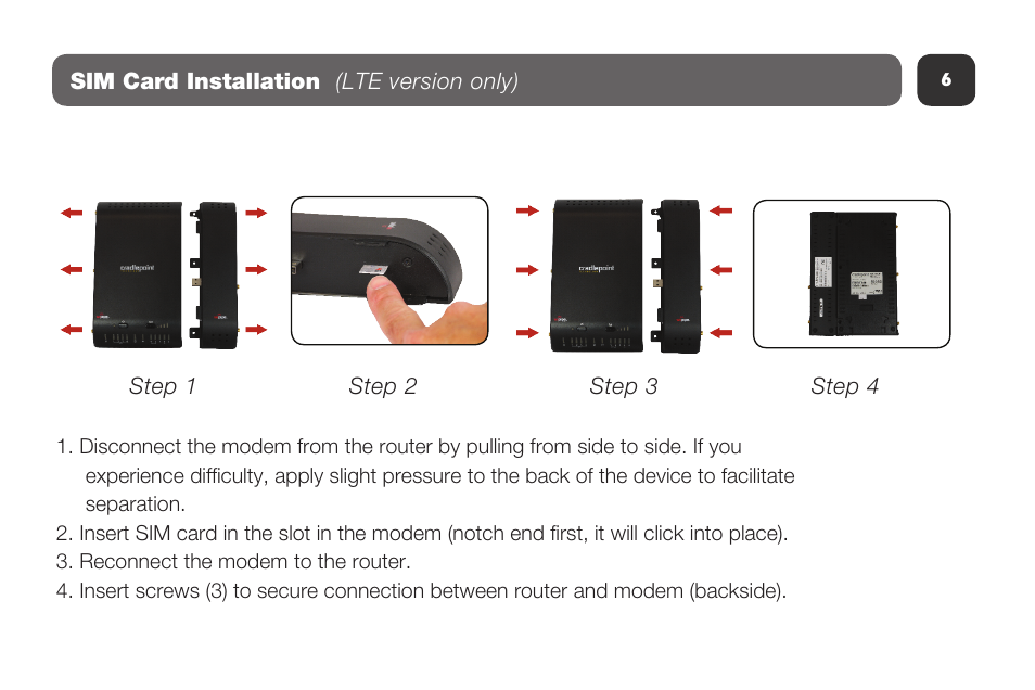 Cradlepoint MBR1400 User Manual | Page 8 / 20
