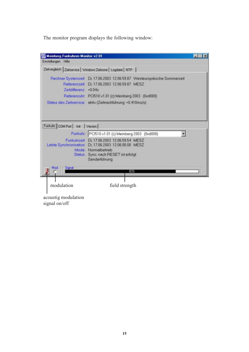 Technical specifications | Meinberg DCF77 PCI510 User Manual | Page 15 / 22