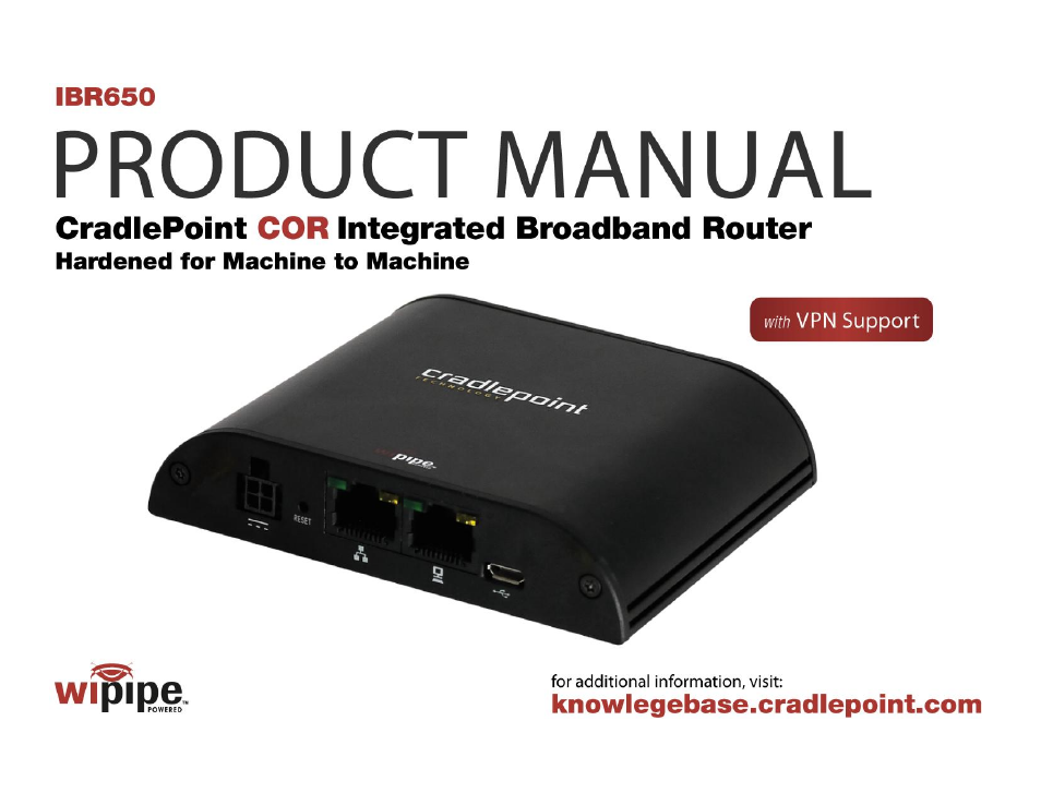 Cradlepoint IBR650 User Manual | 131 pages