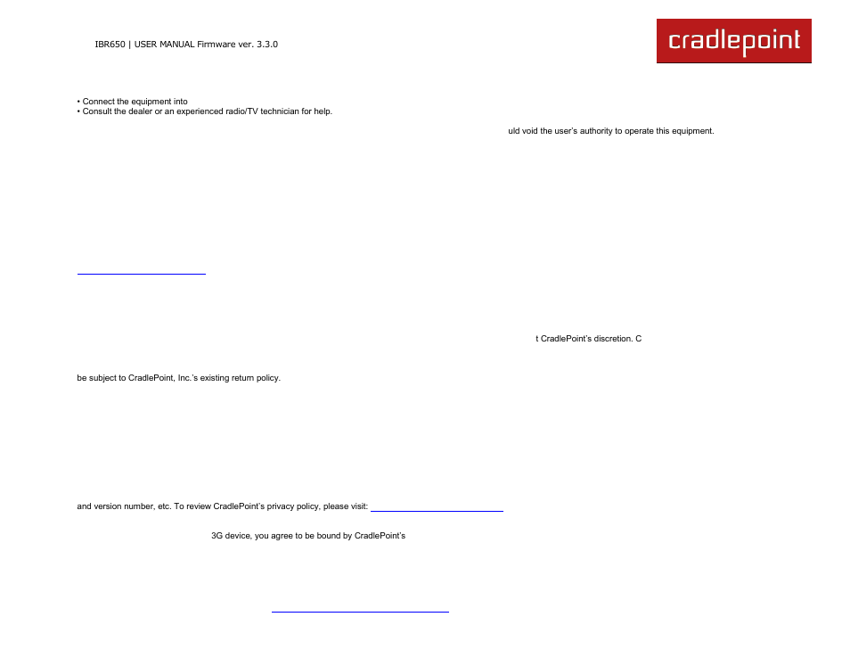 Cradlepoint IBR650 User Manual | Page 129 / 131