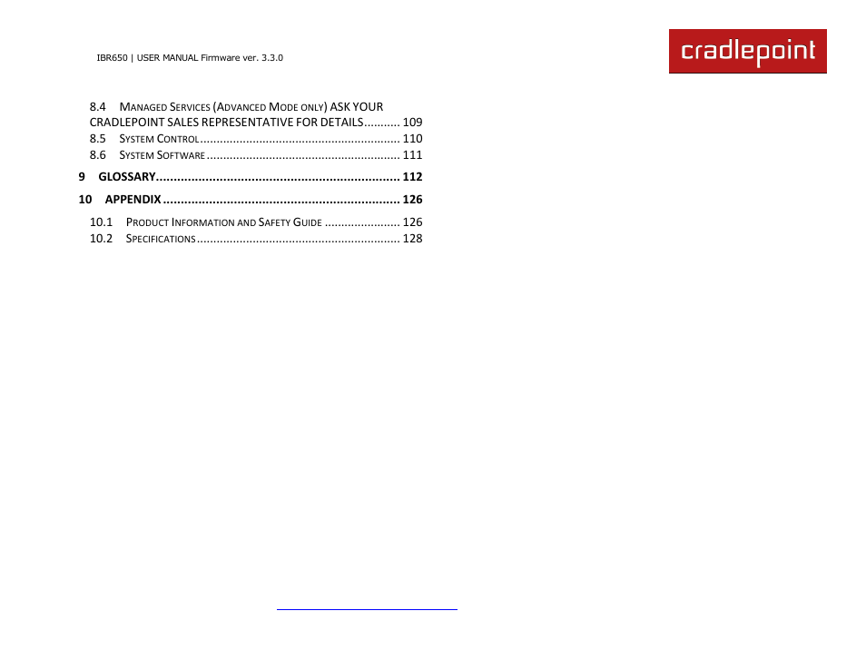 Cradlepoint IBR650 User Manual | Page 4 / 131