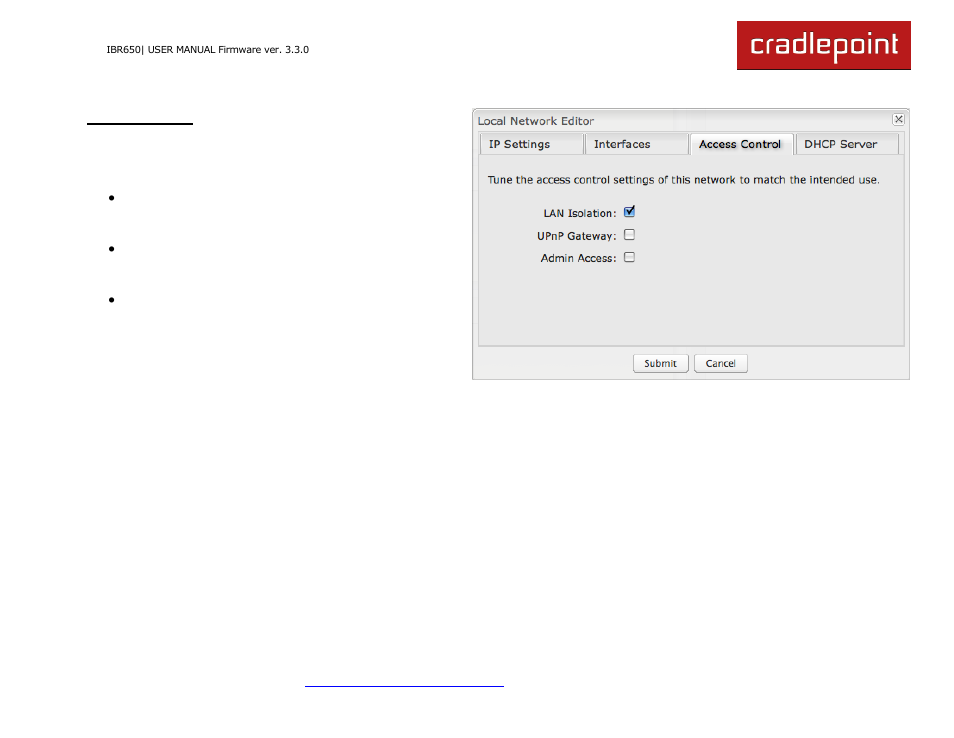 Cradlepoint IBR650 User Manual | Page 57 / 131