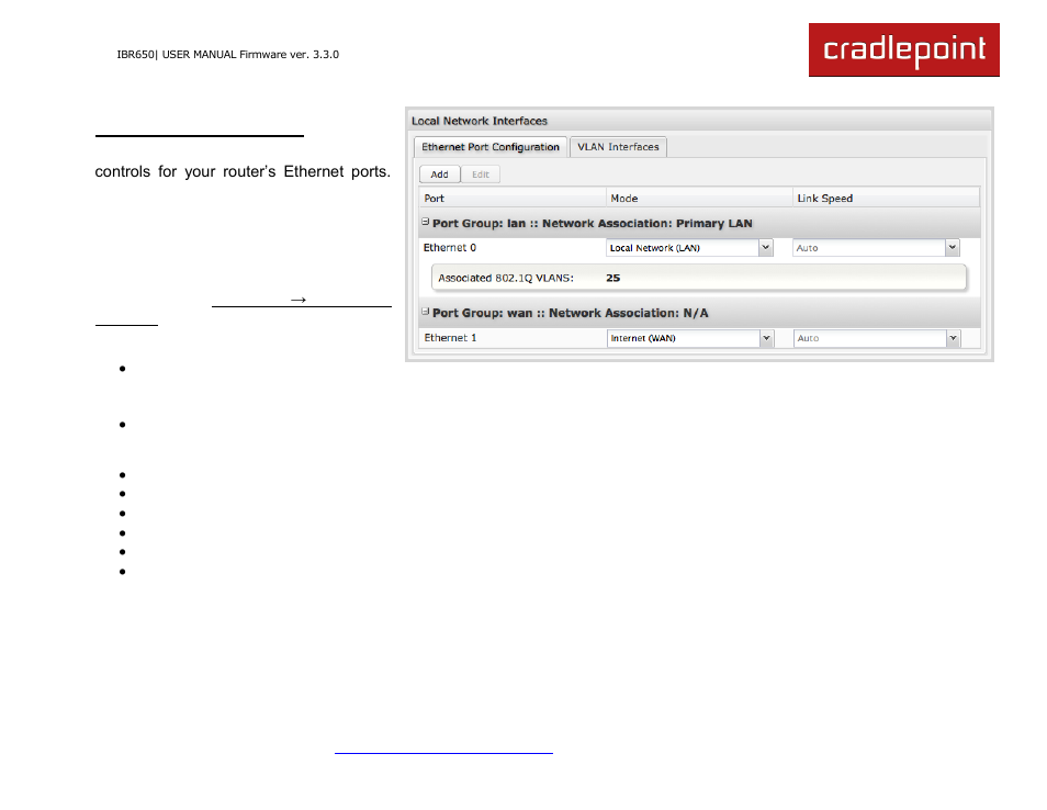 Cradlepoint IBR650 User Manual | Page 60 / 131