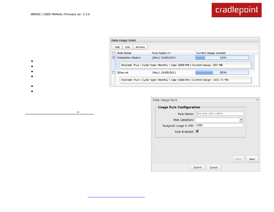 Cradlepoint IBR650 User Manual | Page 73 / 131