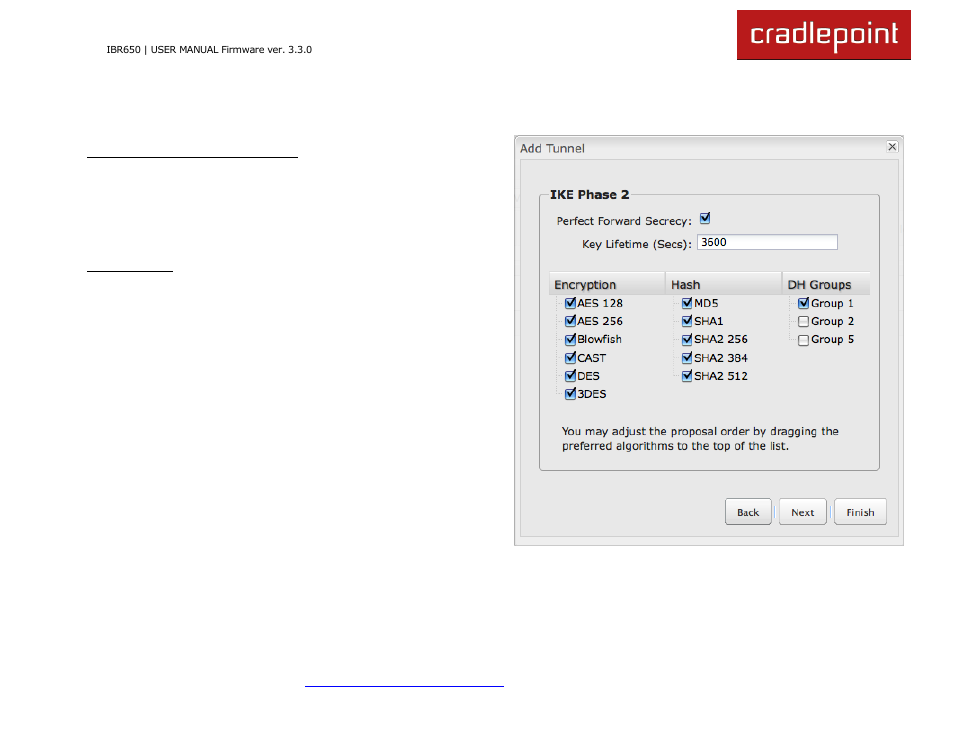 Cradlepoint IBR650 User Manual | Page 94 / 131