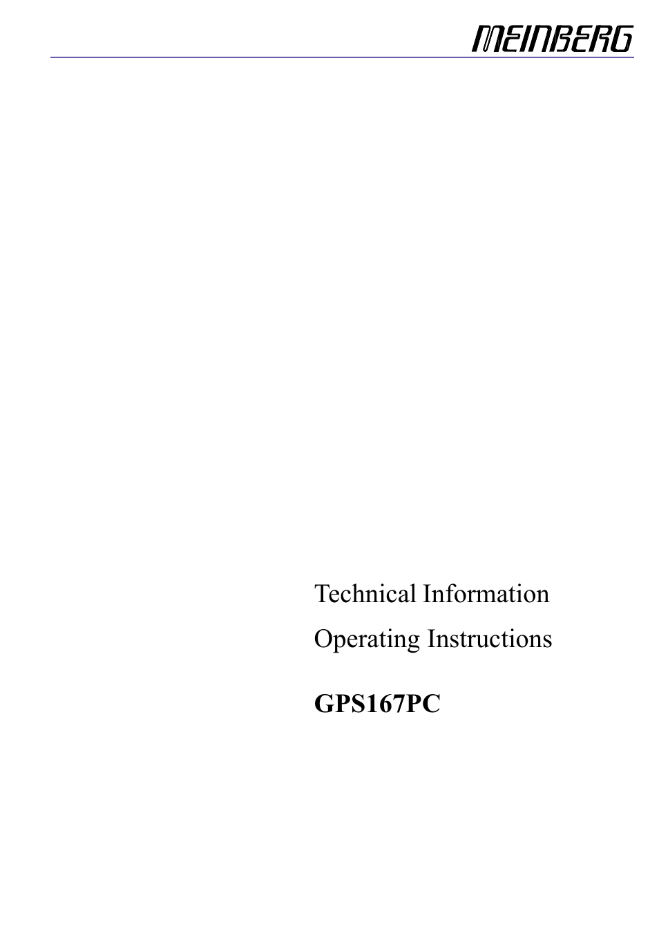Meinberg GPS167PC User Manual | 28 pages