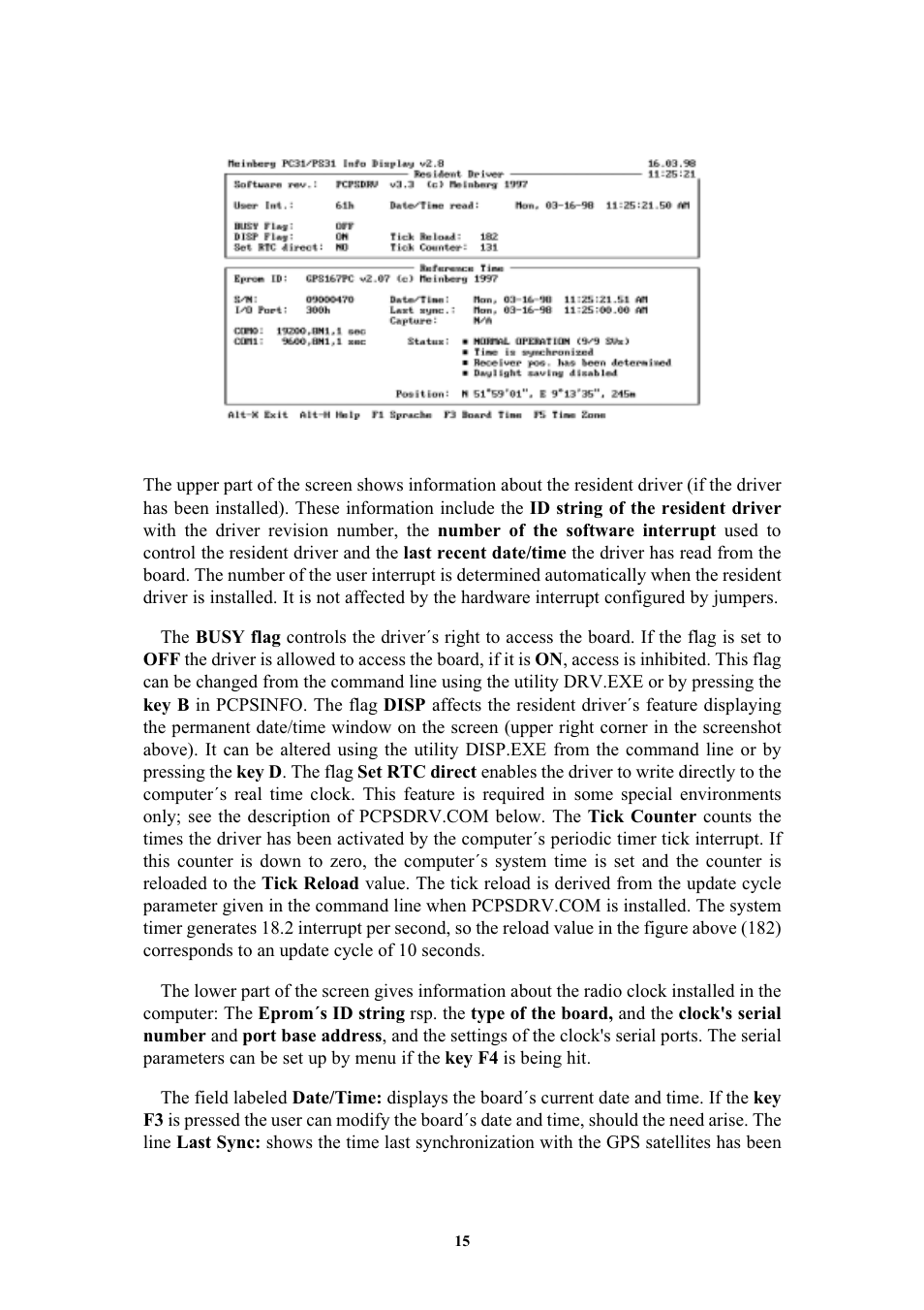 Meinberg GPS167PC User Manual | Page 15 / 28