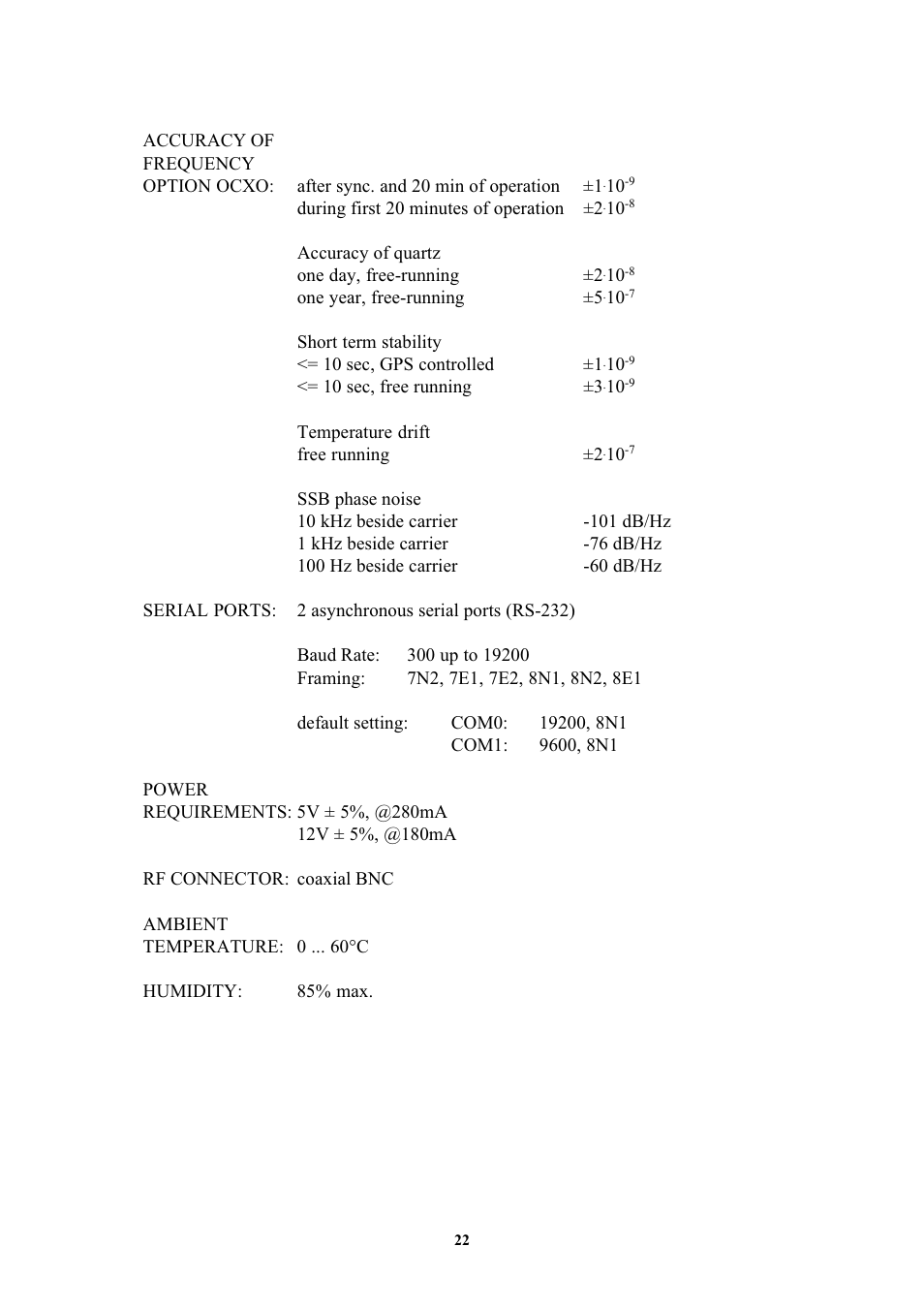 Meinberg GPS167PC User Manual | Page 22 / 28