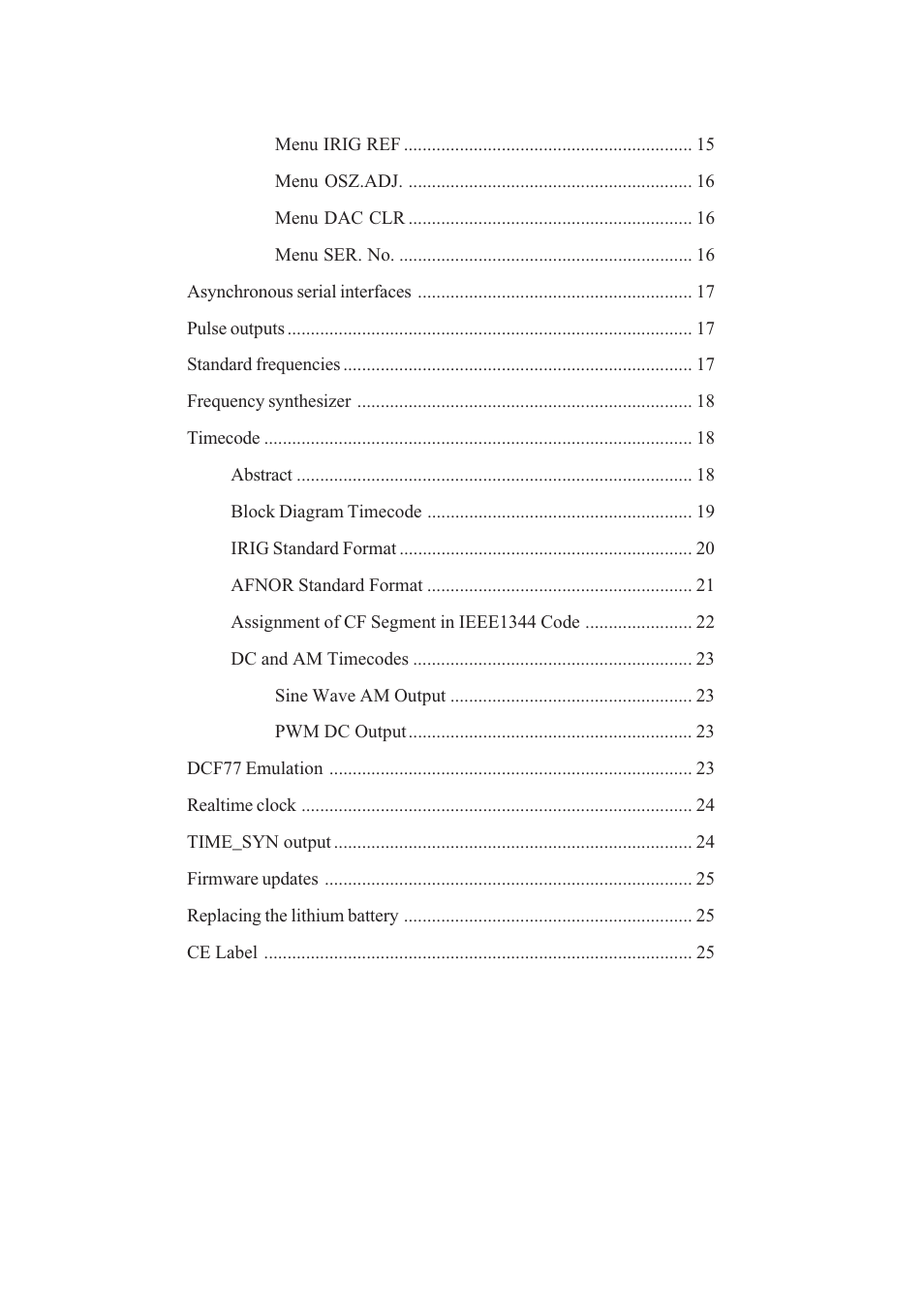 Meinberg PZF600 User Manual | Page 4 / 40