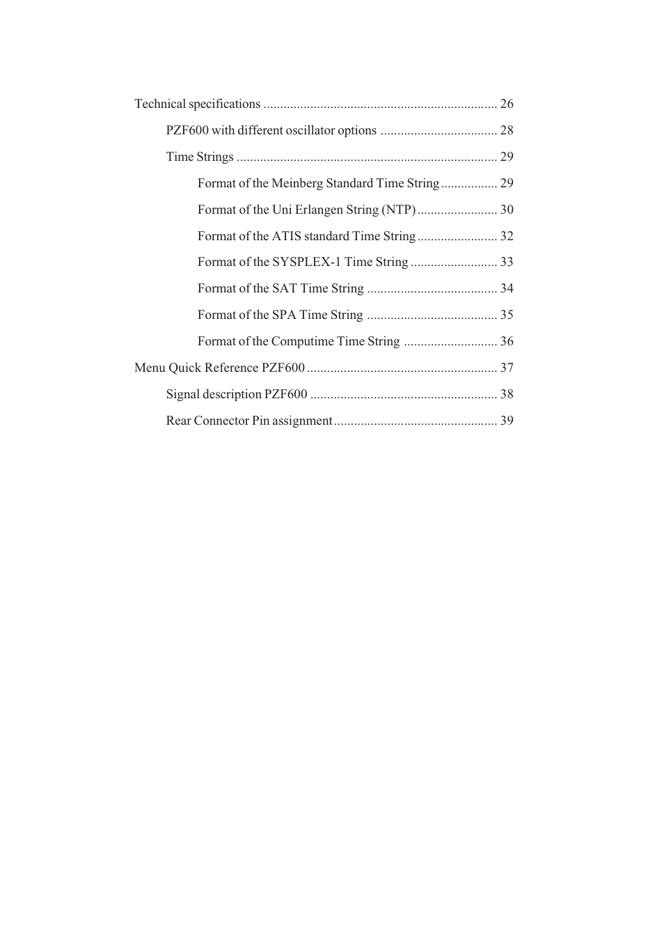 Meinberg PZF600 User Manual | Page 5 / 40