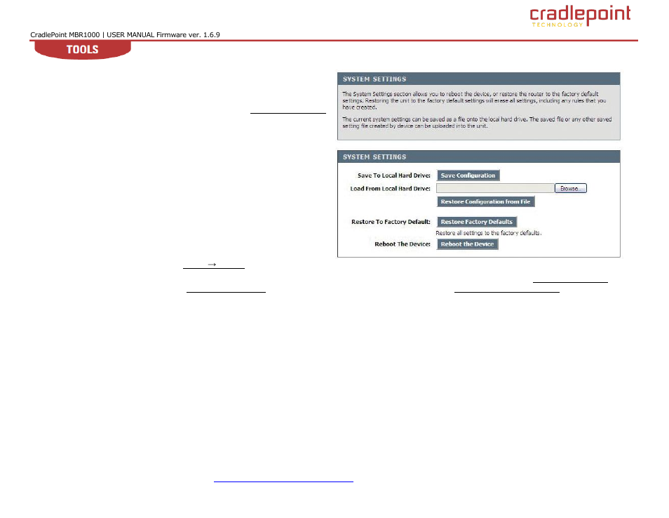 Ystem, Ettings, 9 system (system settings) | Cradlepoint WIPIPE MBR1000 User Manual | Page 101 / 130