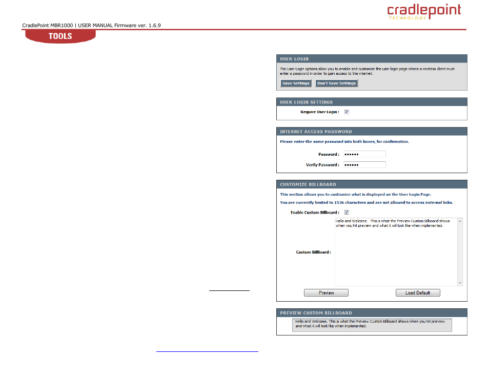 Ogin, 12 user login | Cradlepoint WIPIPE MBR1000 User Manual | Page 105 / 130