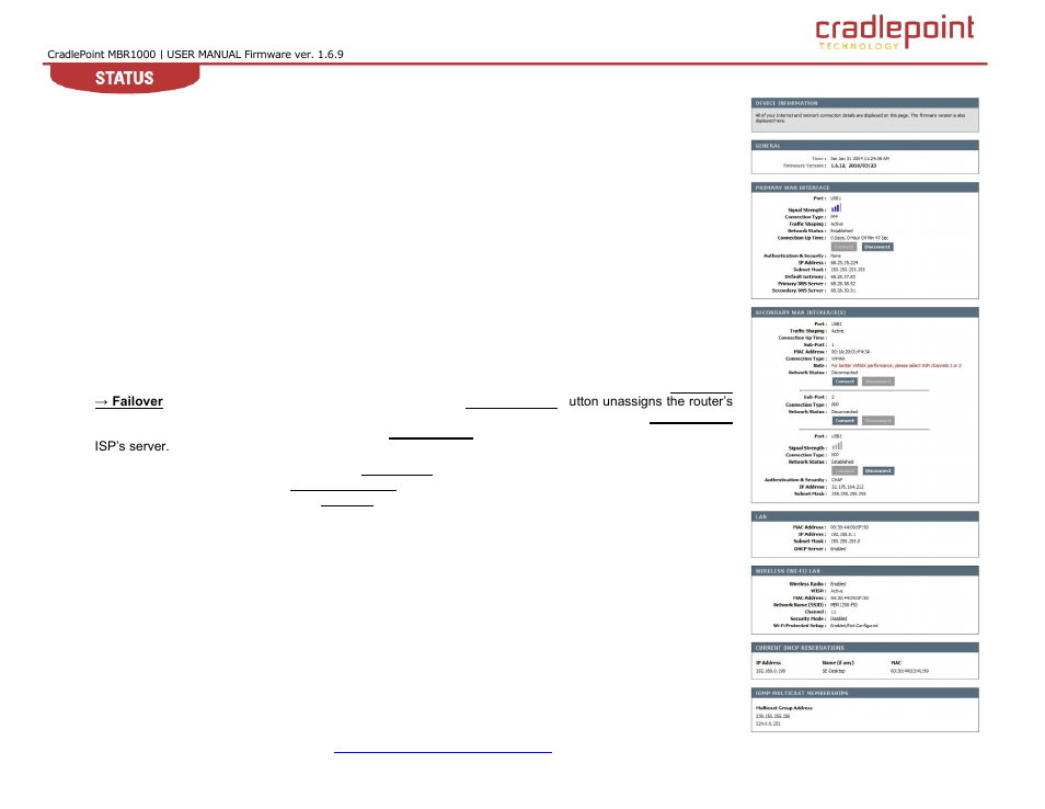 Evice, 1 device info | Cradlepoint WIPIPE MBR1000 User Manual | Page 107 / 130