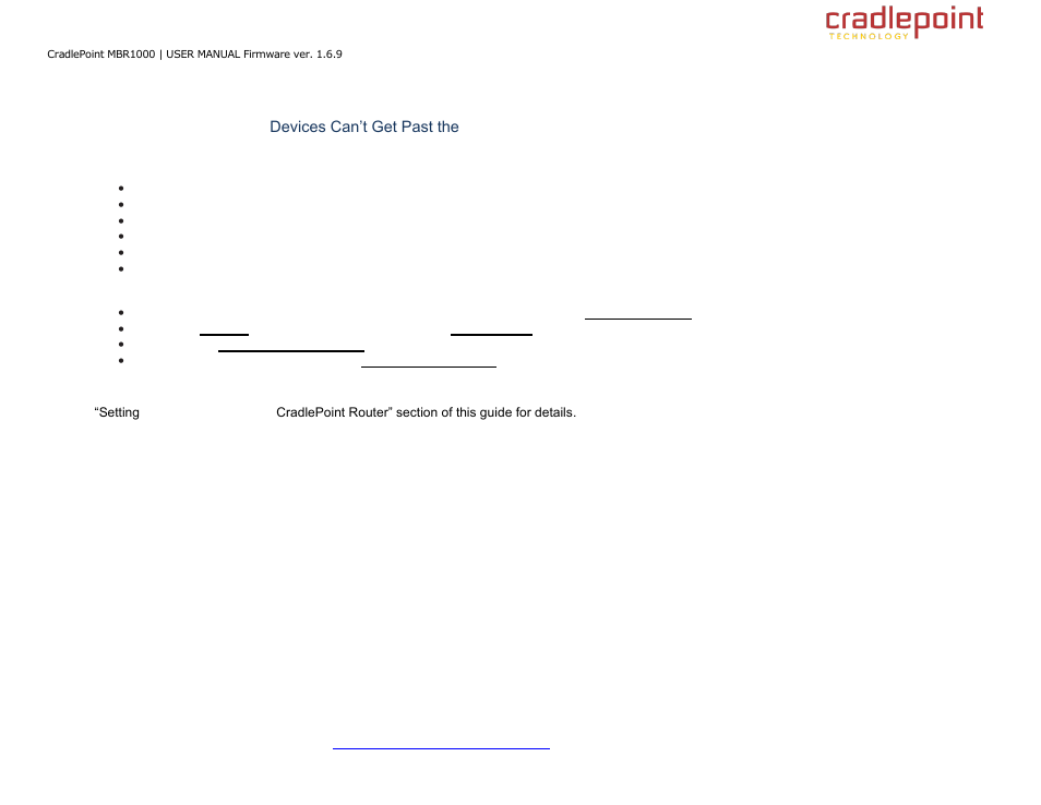 Cradlepoint WIPIPE MBR1000 User Manual | Page 15 / 130