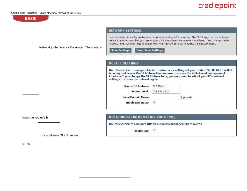 Etwork, 4 network, 1 router settings | Cradlepoint WIPIPE MBR1000 User Manual | Page 26 / 130