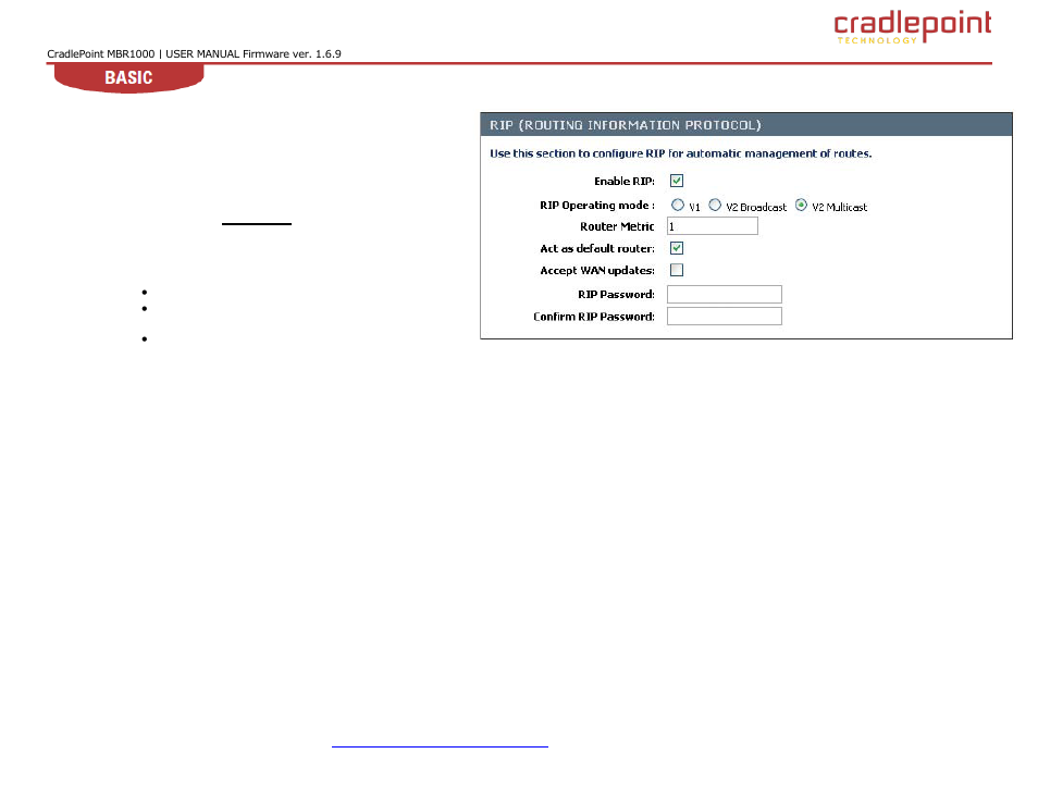 Cradlepoint WIPIPE MBR1000 User Manual | Page 27 / 130