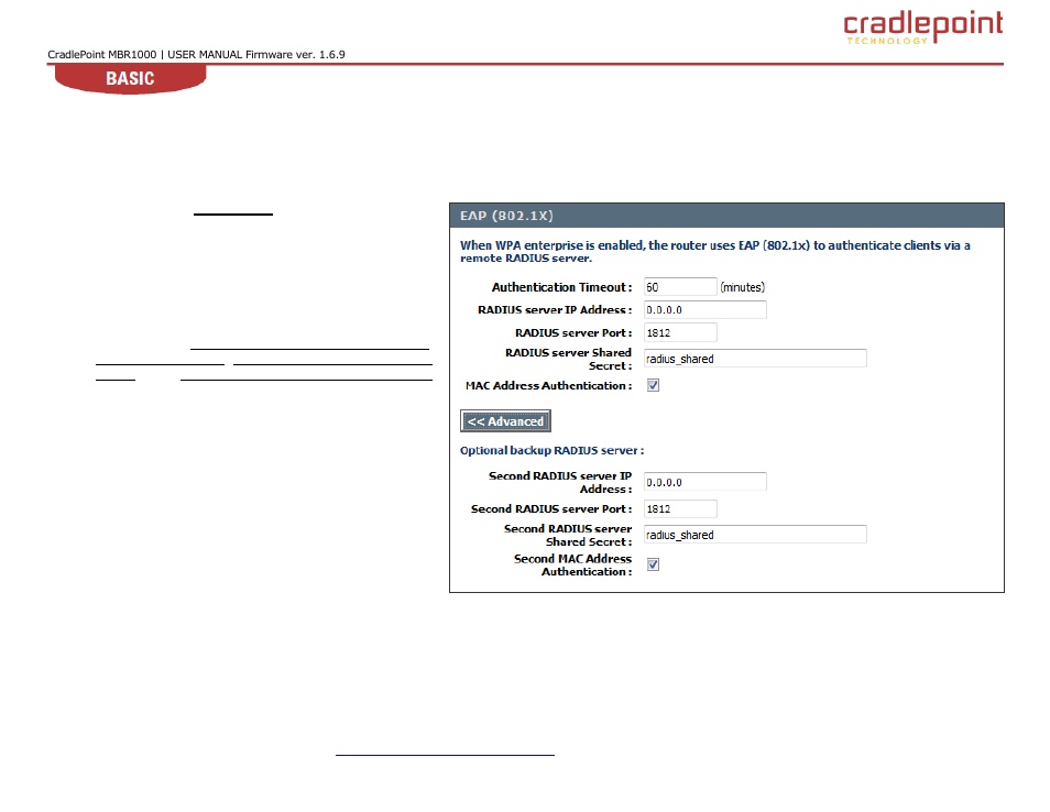Cradlepoint WIPIPE MBR1000 User Manual | Page 35 / 130
