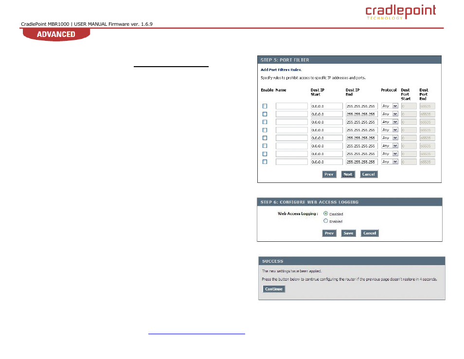 Cradlepoint WIPIPE MBR1000 User Manual | Page 39 / 130